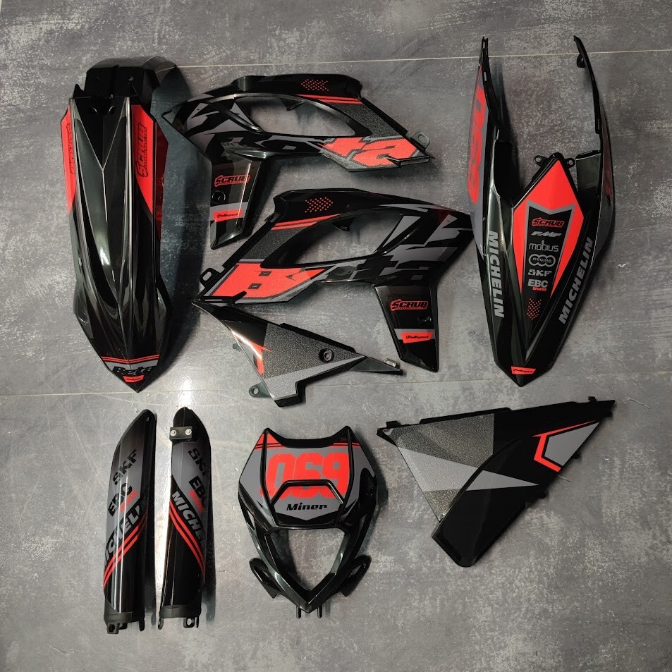 Plastics + Graphics applied Beta RR Polisport Restyle 2013-2017