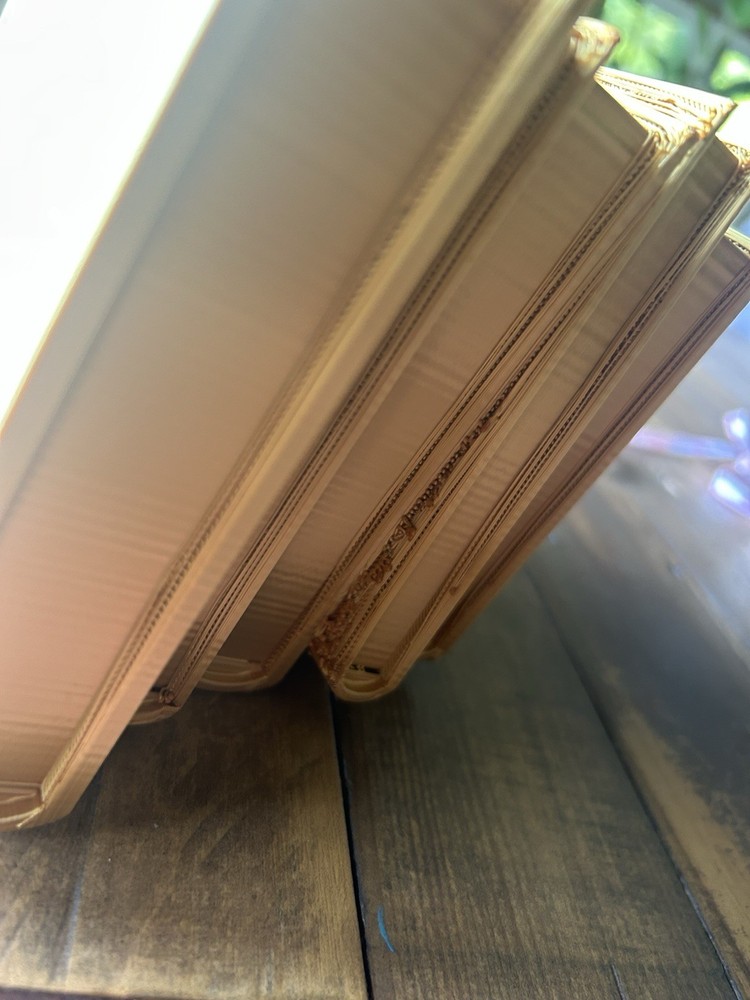 Gold Decorative Book Stack Holder / Planter 3D Printed