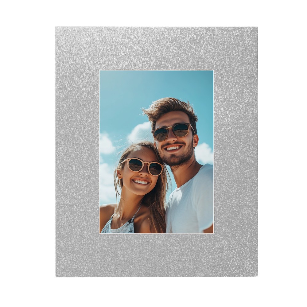 Picture Mats, 8x10 Frame Mattes, Silver