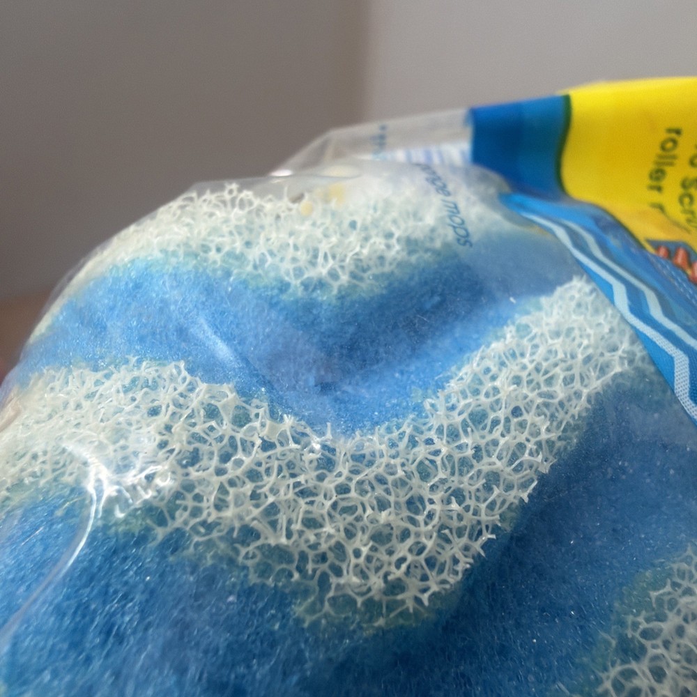 New FLAW O Cedar Pro Scrub Roller Mop Refill Wave Sponge Head Replacement