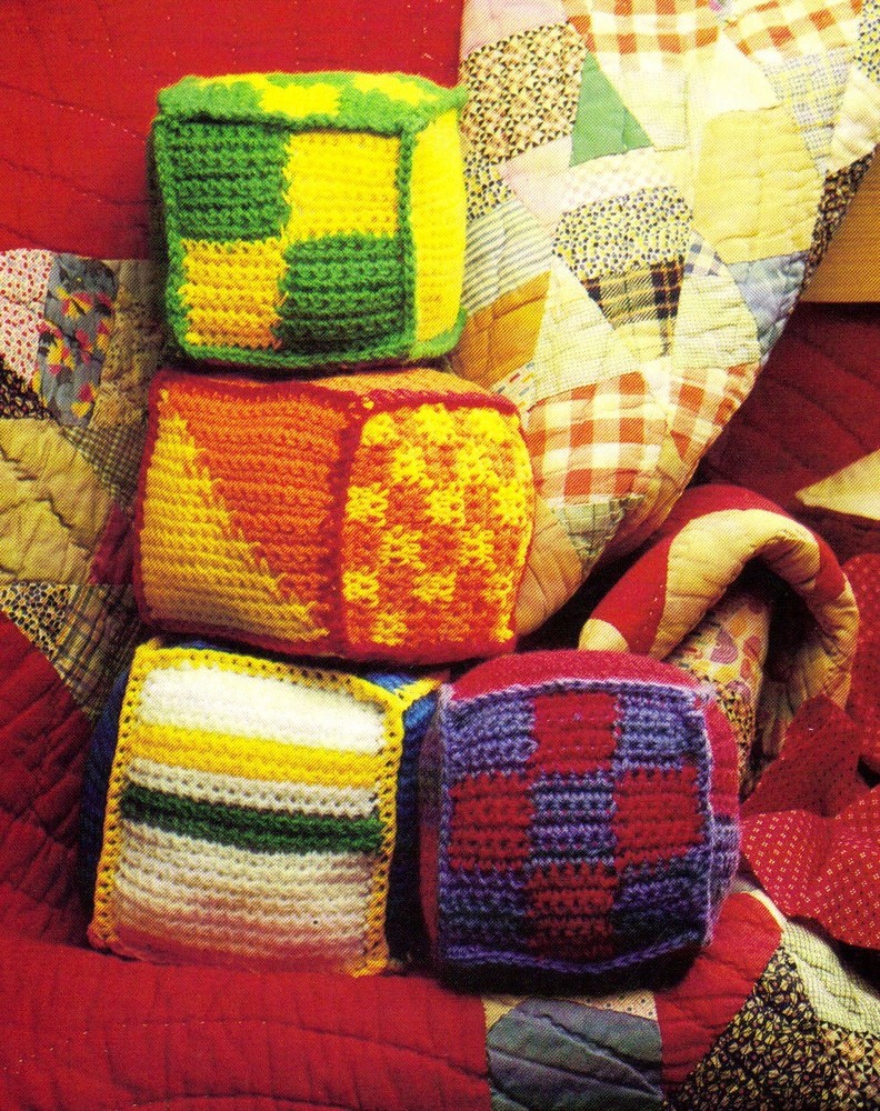 CUTE Soft Baby Blocks/Crochet Pattern INSTRUCTIONS ONLY