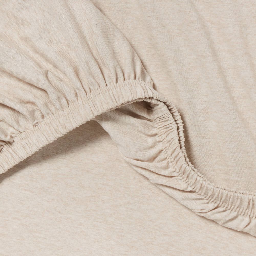 Full Jersey Sheet Sets Heather Oatmeal - Threshold