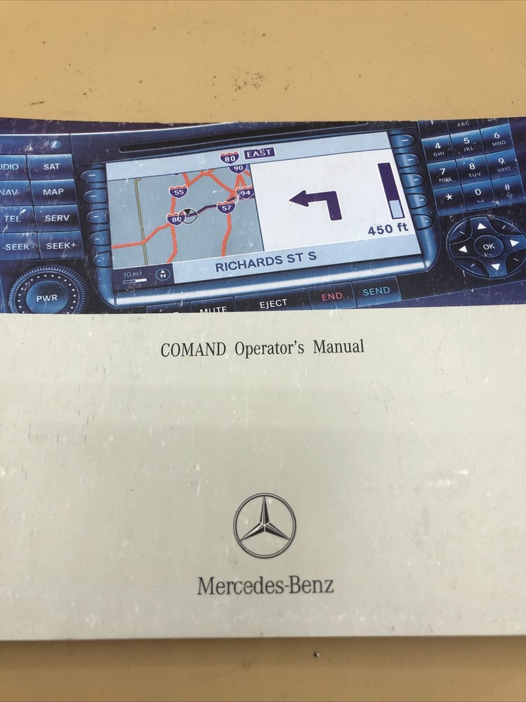 MERCEDES COMMAND SATNAV COMAND APS Owners Handbook Manual E C CLK B A SLK CLASS
