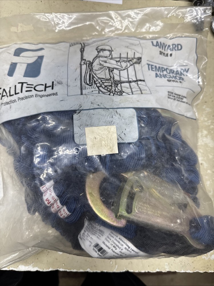 FallTech 8240Y3 ElasTech Internal Elastic SAL-Adjustable Y-Leg (4 1/2' to 6')