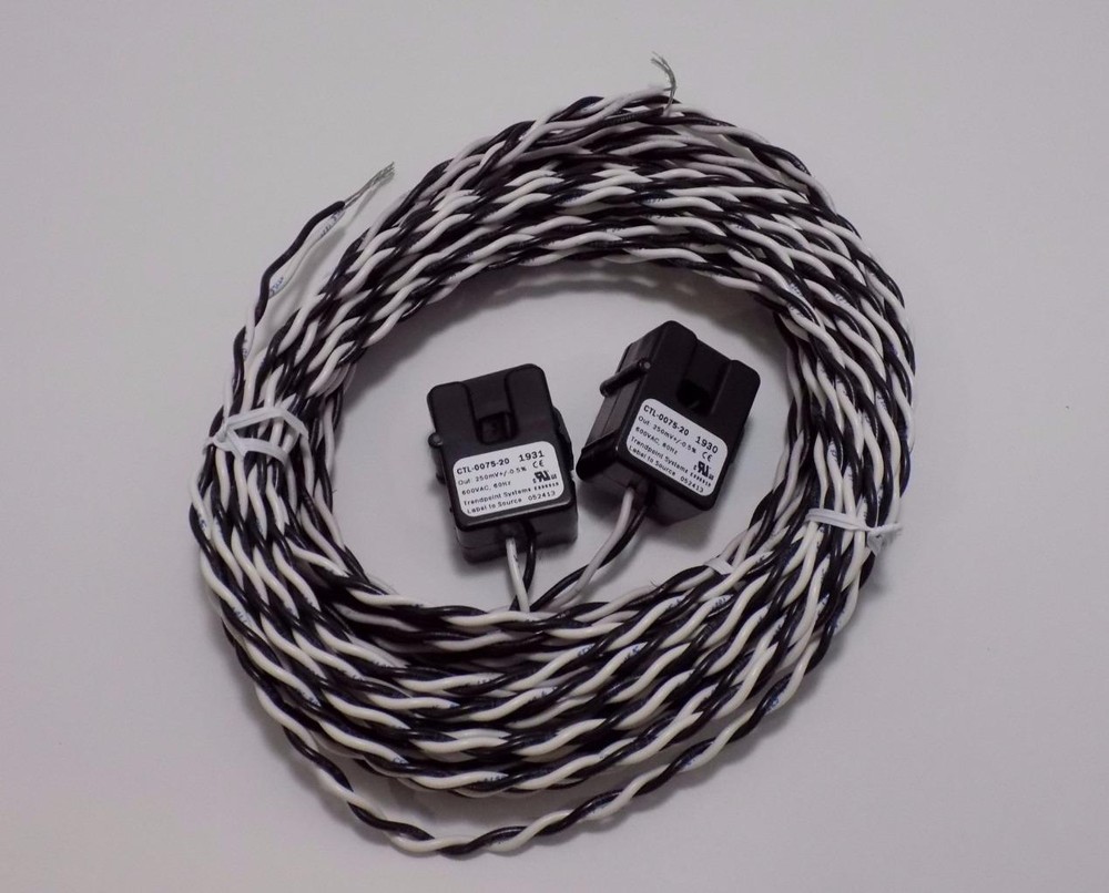 Trendpoint Systems CTL-0075-20 1930 1931 2-Pack Split-Core Current Transformers