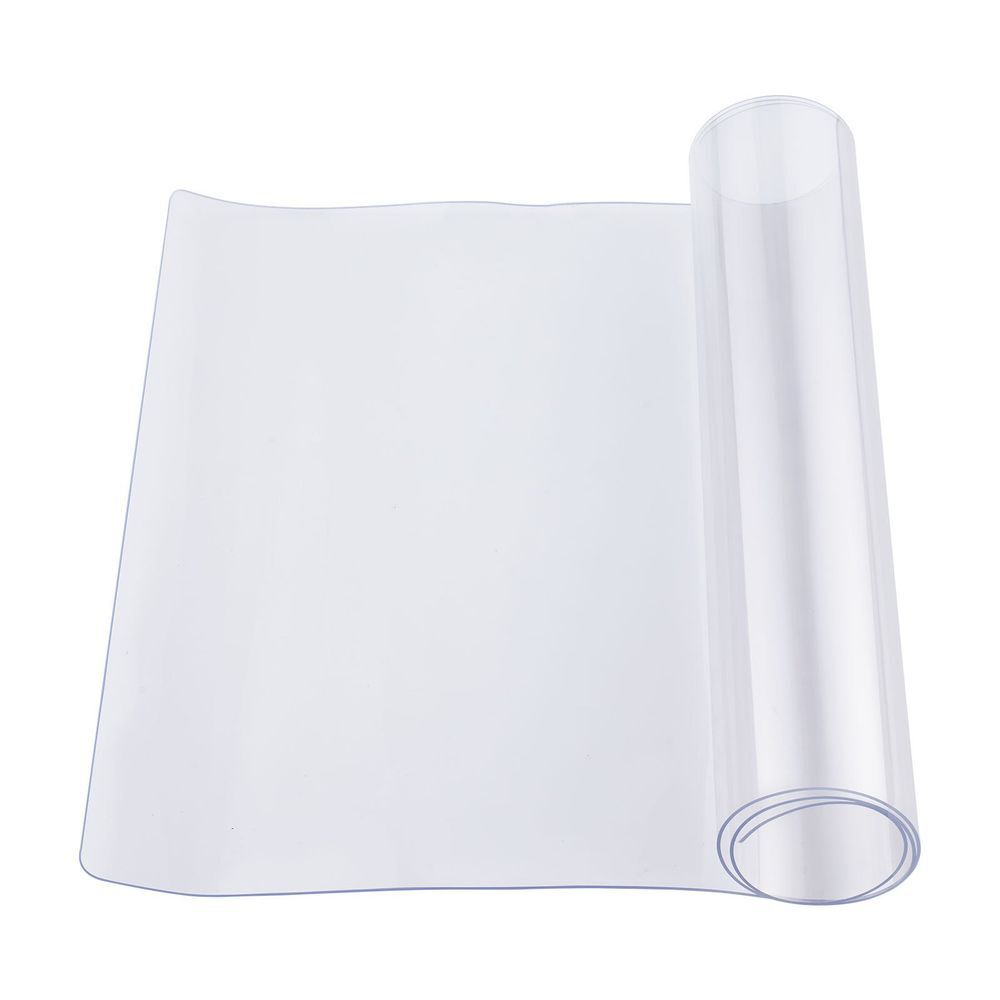 PVC Table Protector 16x32 Inch Clear Plastic Desk Protector 1.5mm Thick