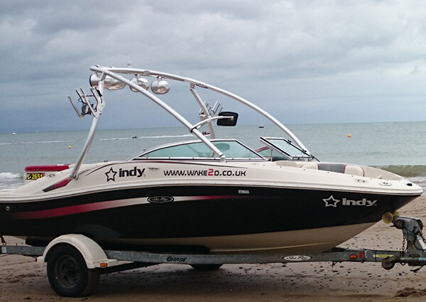Indy Liquid Wakeboard Tower Silver Anodized Fits Any Environment Easy Install