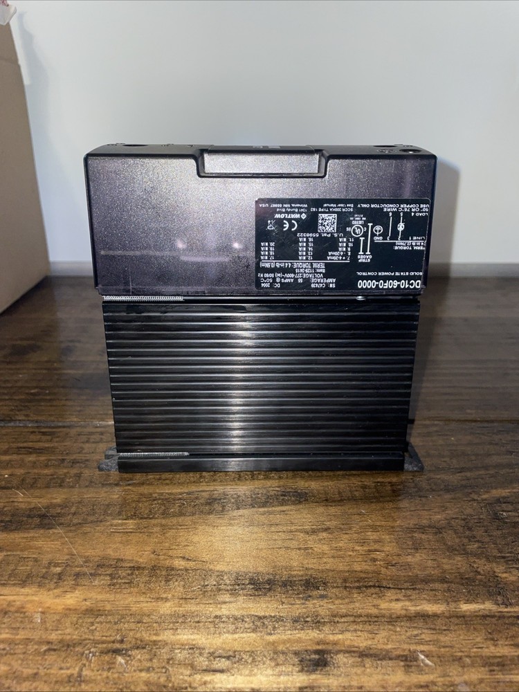 1 New Open Box | Watlow DIN-a-Mite DC10-60C0-0000 Solid State Power Control