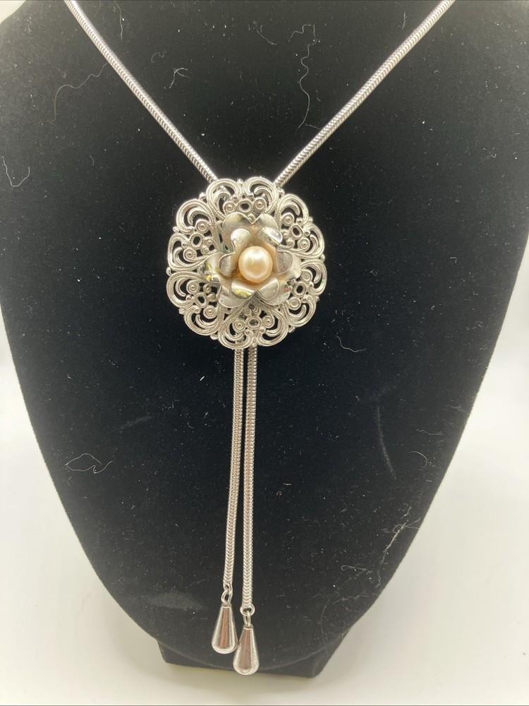 Vintage Style Bolo Necklace