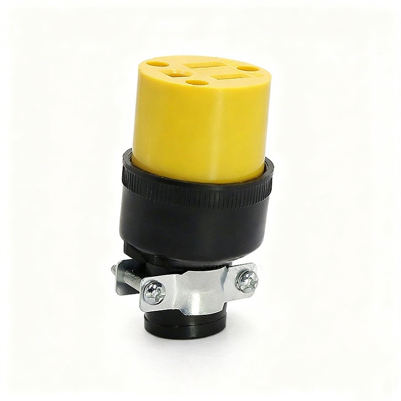 6 Pc Female Prong Replacement Electrical Plug Heavy Duty Extension Cord