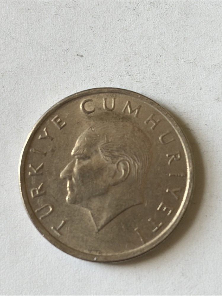 1998 Turkey Coin-10 Bin Lira-Circulated