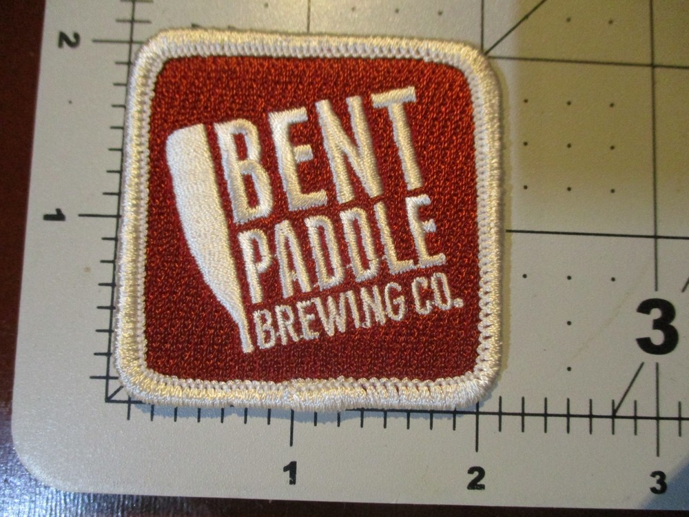 BENT PADDLE BREWING cold press minnesota br PATCH iron on craft beer brewery