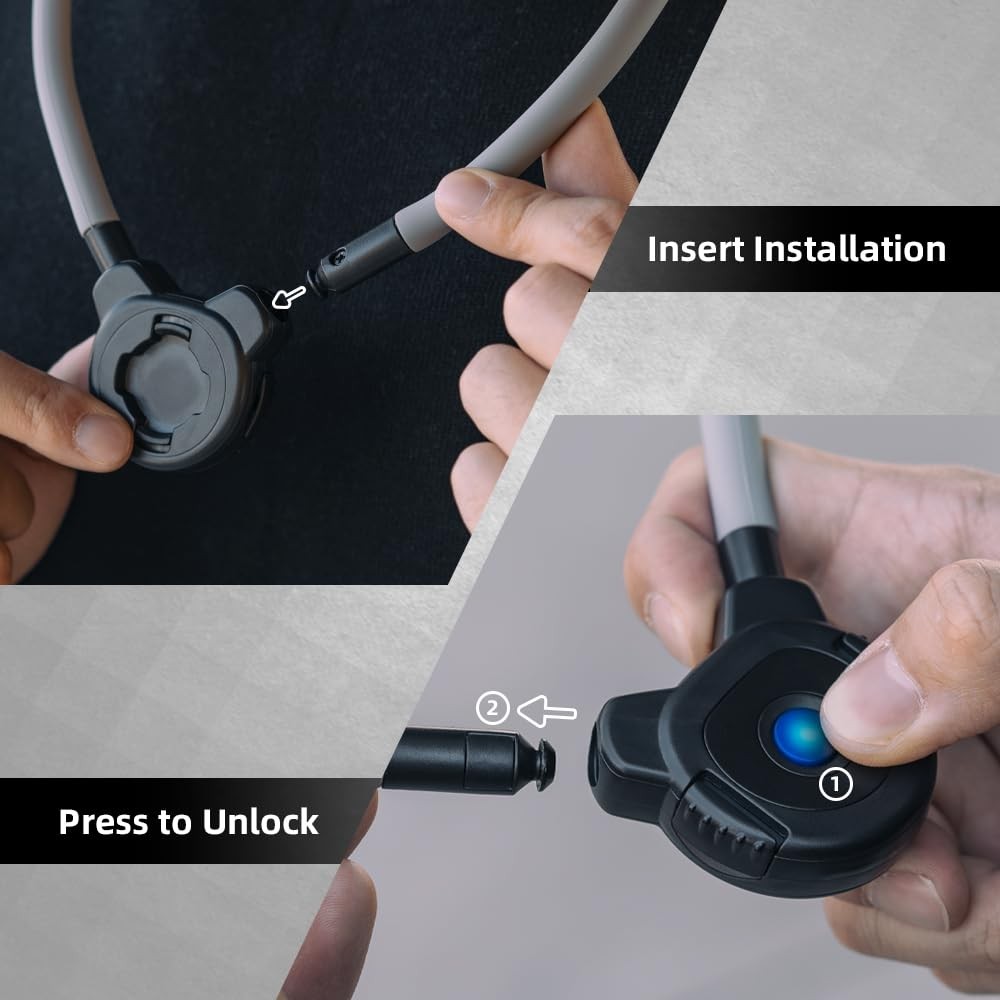 SUREWO Pocket 3 Magnetic Neck Mount,Extended Version Quick Release Black