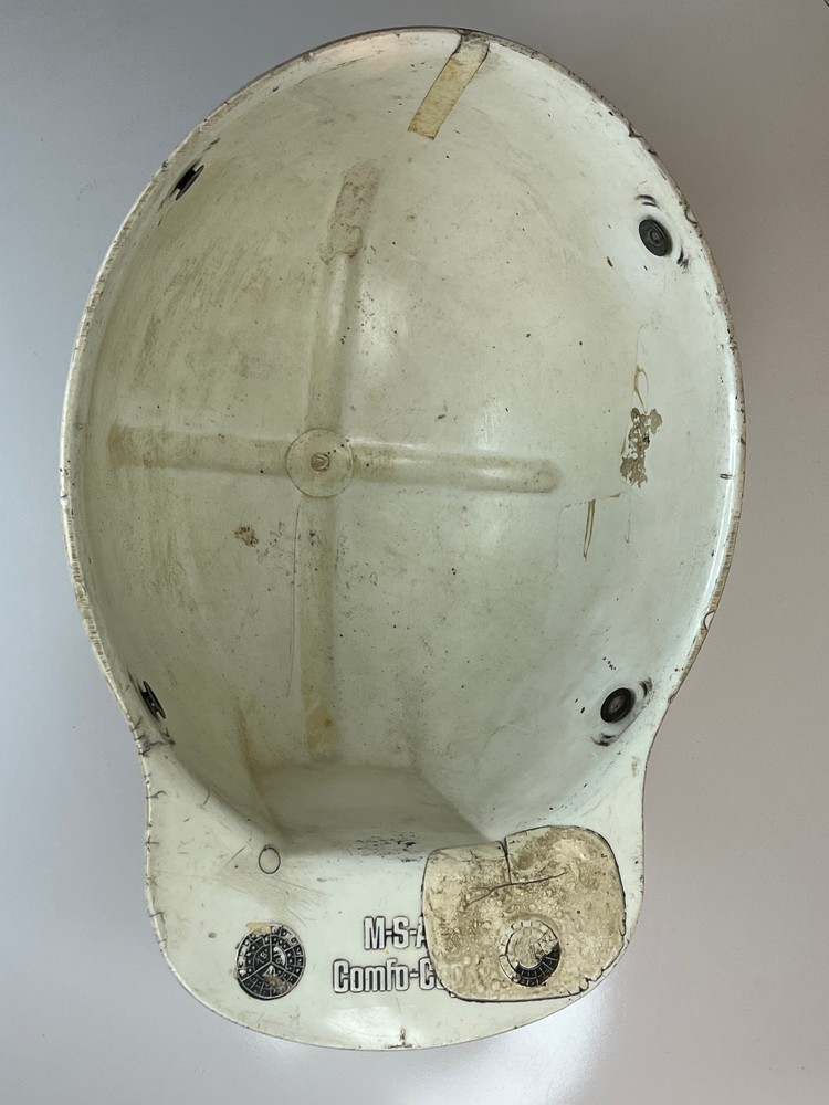 Dopesick Mining Hard Hat Low Vein Coal MSA Comfo-Cap 1978 Vintage Prop PA