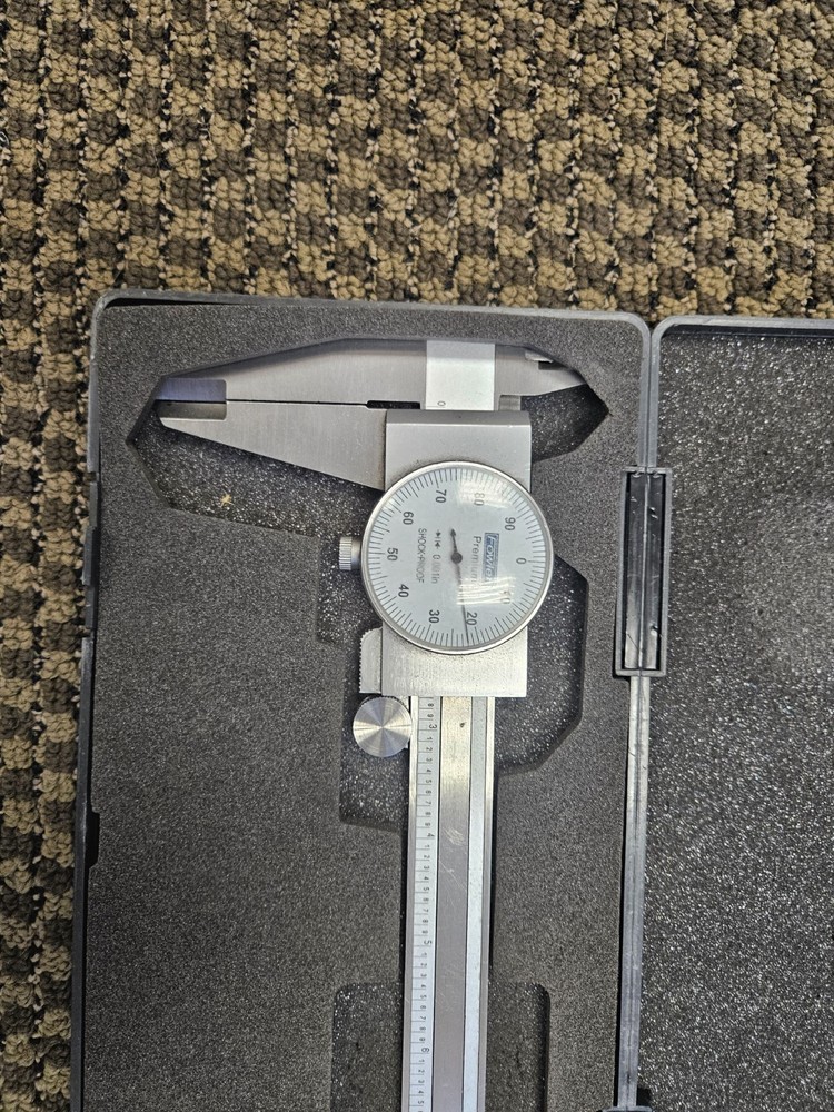 Fowler 52-008-712-0 12" Shockproof Dial Caliper W/Thumbroll