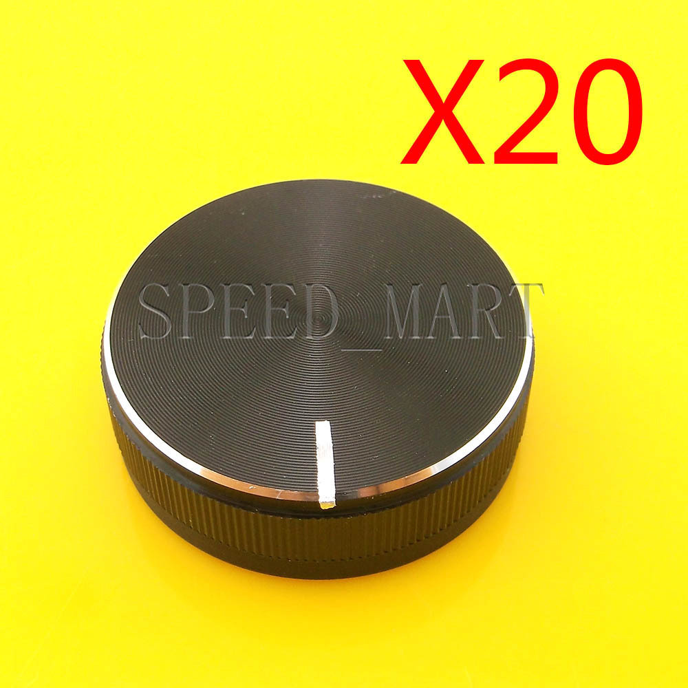 20 X High Quality Precision Knob Cap Rotary Switch Volume Pointer for CD Player