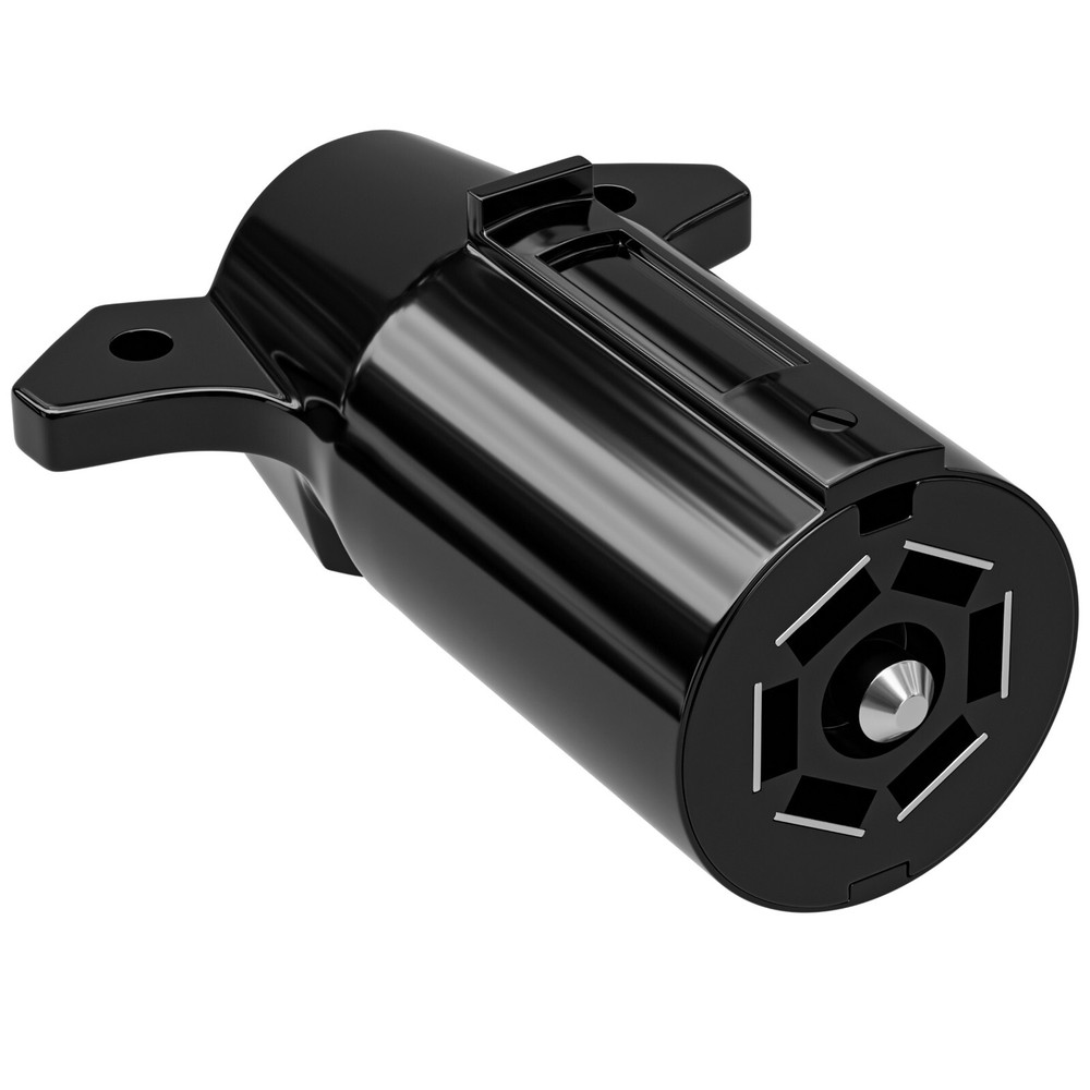 7 Pin Trailer Plug 7 Way Round RV Style Flat Blade Trailer Light Wiring Harness