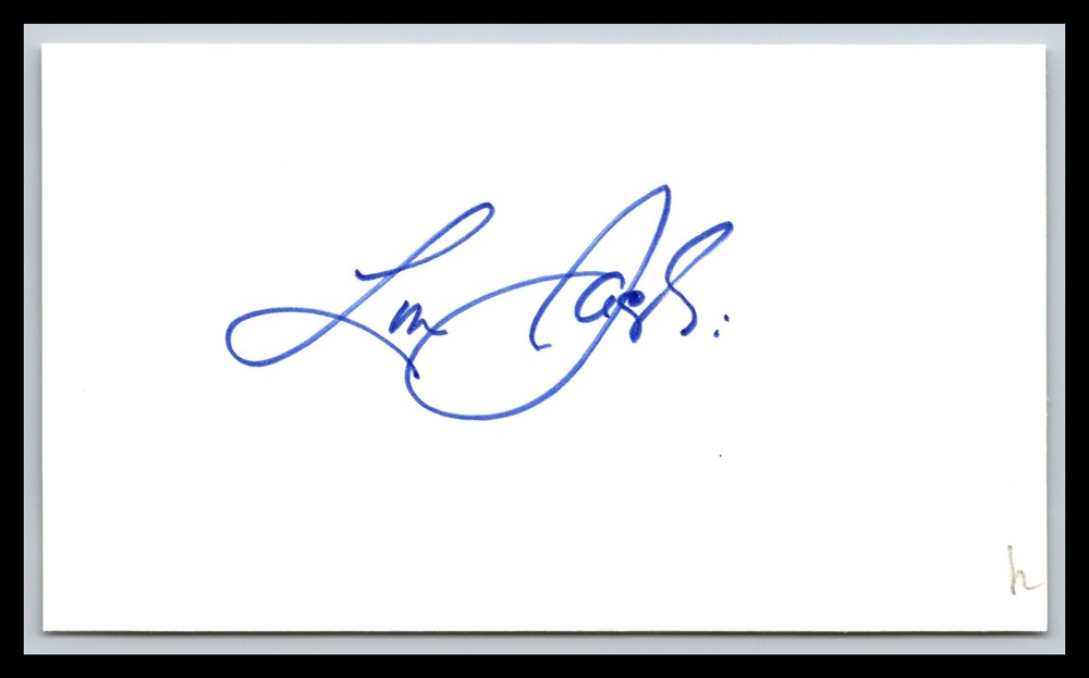 Lou Jacobi - Actor - 3x5 Card - Signed / Autograph (h)