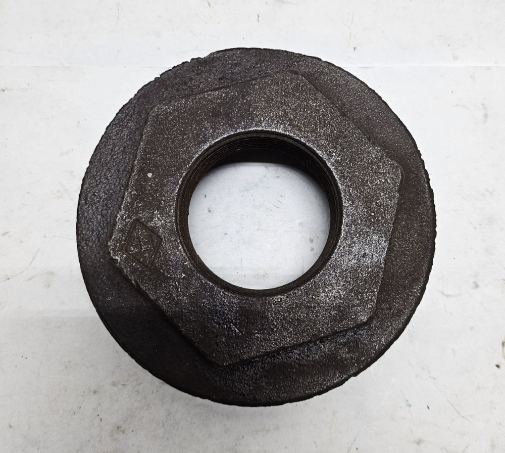 Black Malleable Threaded Reducing Hex Bushing 5 x 2"