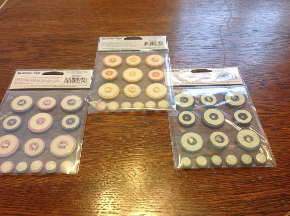 Scrapbooking embellishments buttons