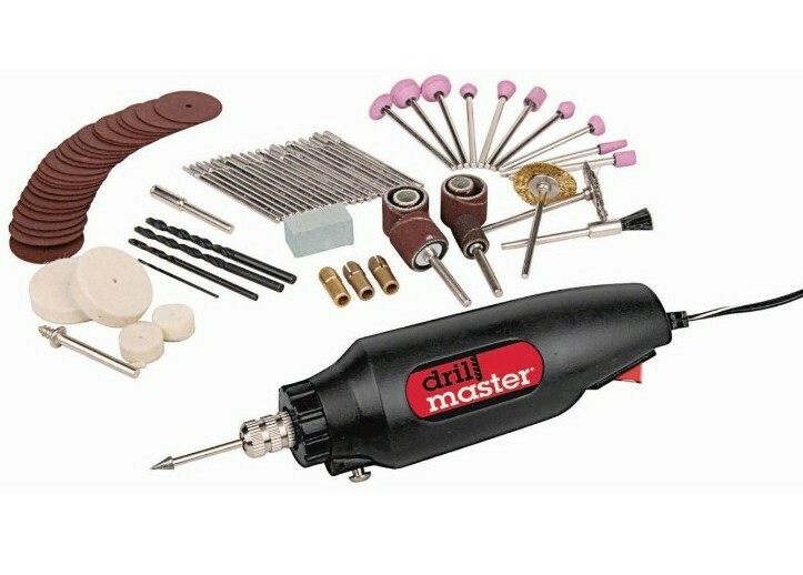 Drill master rotatory tool kit, 1/8 ,80pc