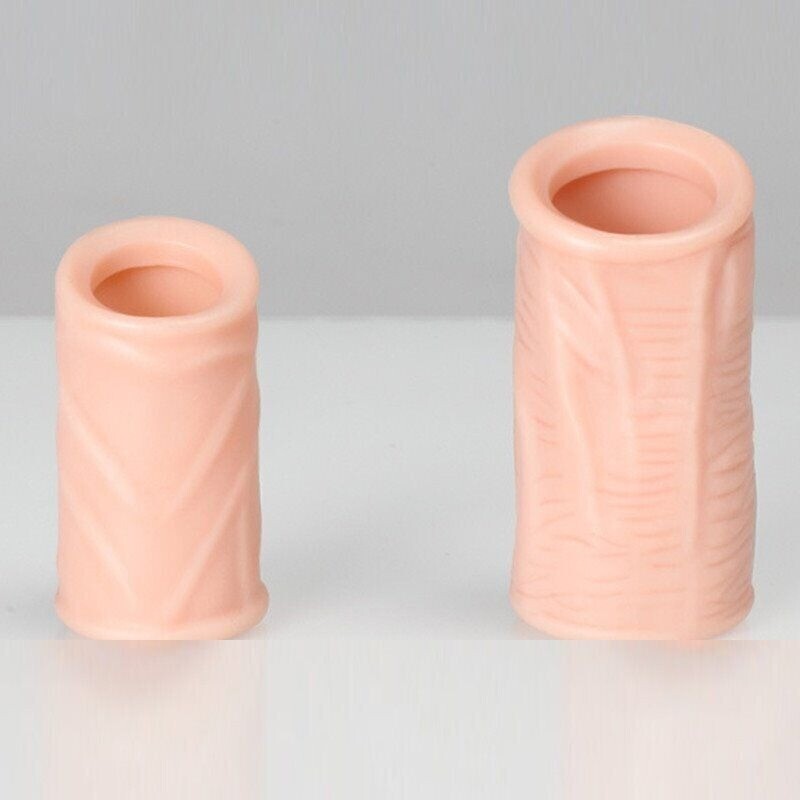 S+L Reusable Delayed Ejaculation Bigger Glans Penis Enlarger Sleeve Extender