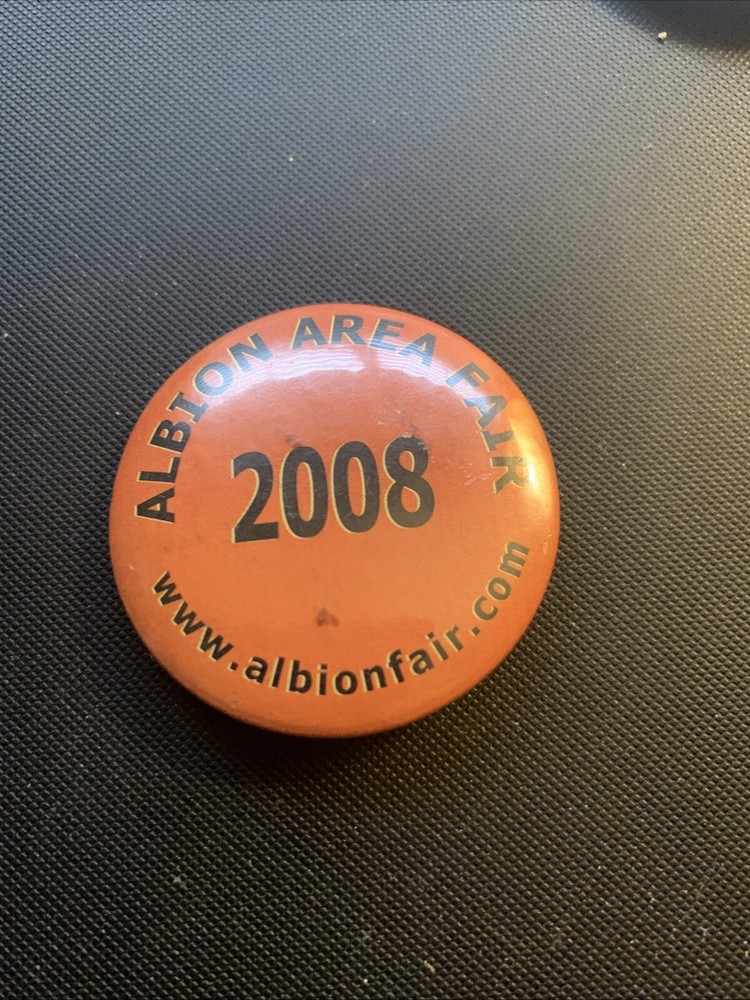 2008 Albion Area Fair Pinback Button