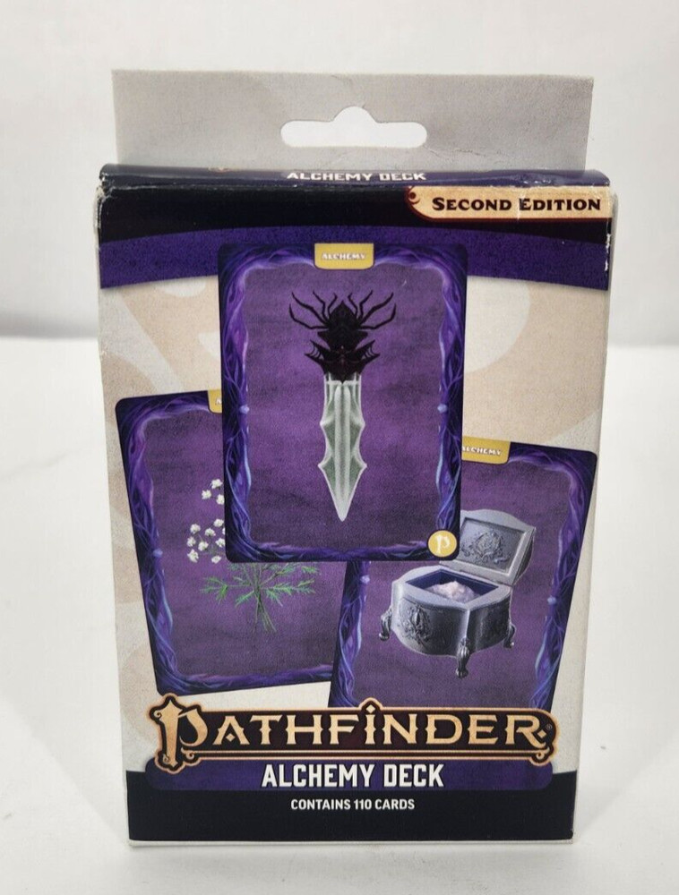Pathfinder Alchemy Deck 2e TTRPG Alchemist Item Tabletop Reference Gaming Cards