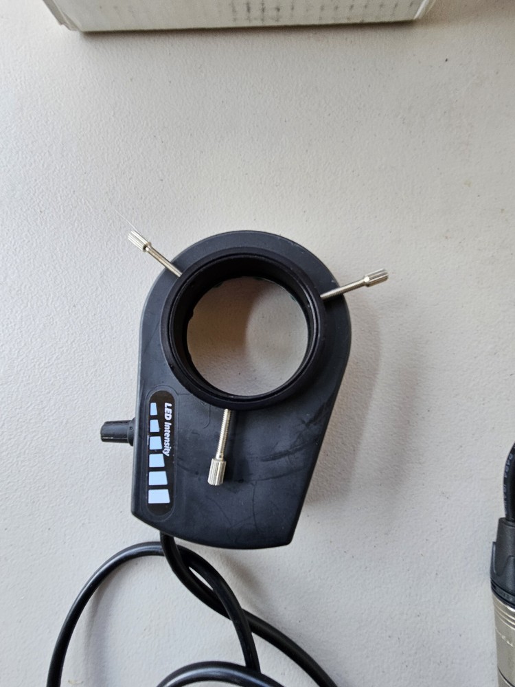 Micro-Lite, LV2000-B, Ring Illuminator light, With Power Supply, LED light used