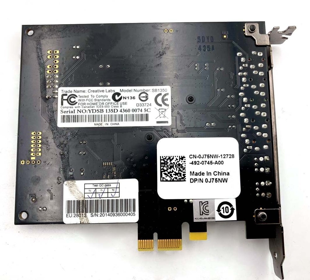 Sound Blaster sb1350 tested