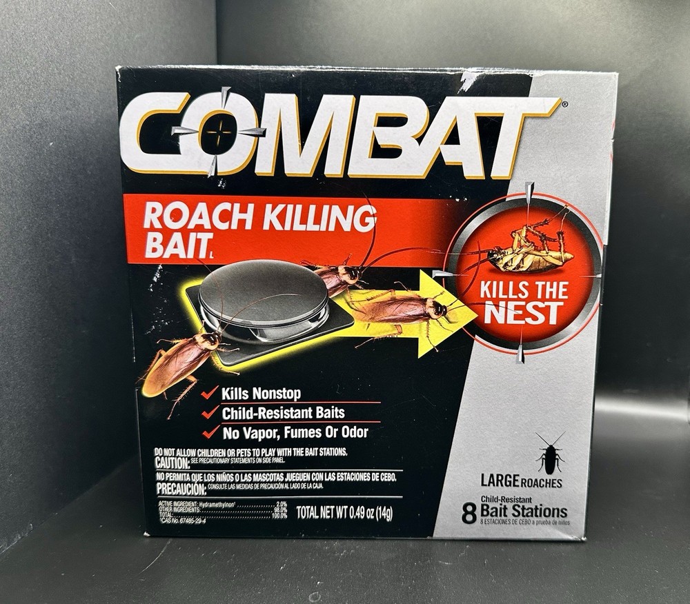 Combat Source Kill Large Roach Killing System 8ct Box - 2 Pack