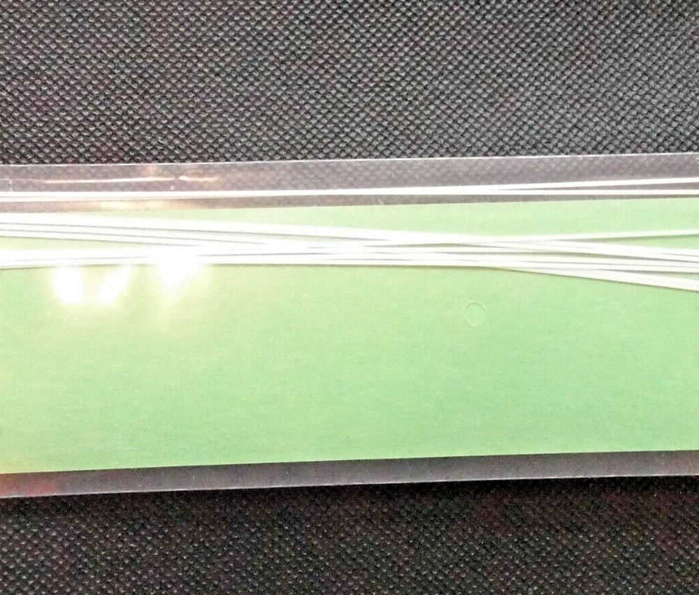 Evergreen Scale Models #101 Strips (.010" X .030" X 14") Opaque White, pkg. 10