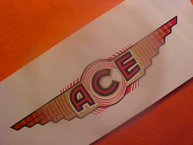 ACE Balloon Tire Bicycle Decals
