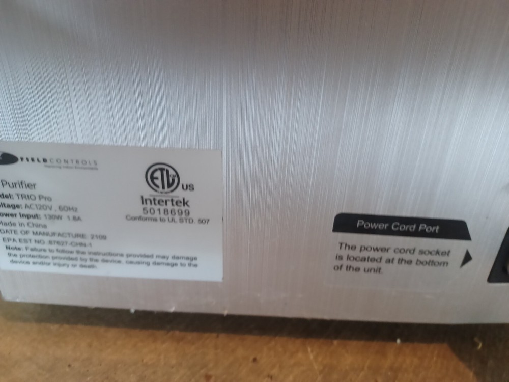 Field Control Trio Pro Air Purifier