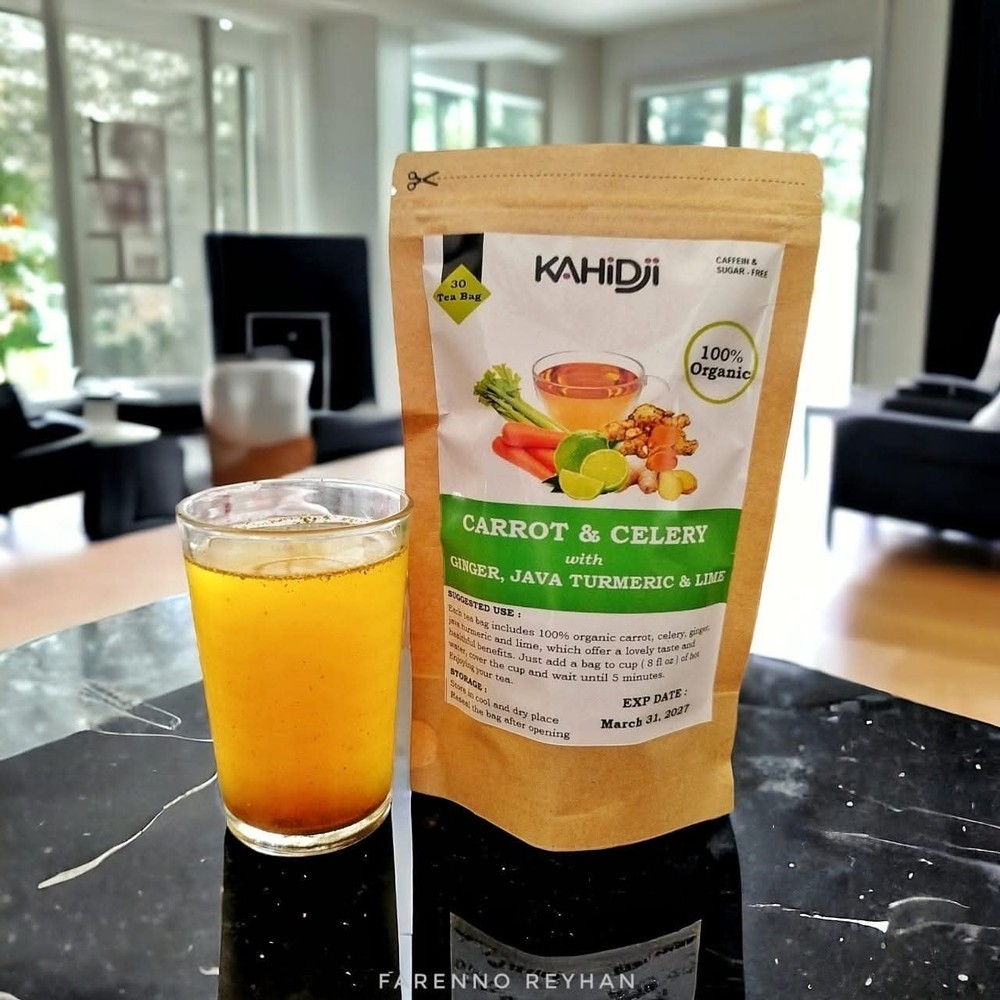 CARROT & CELERY with GINGER, JAVA TURMERIC & LIME tea 30 bags