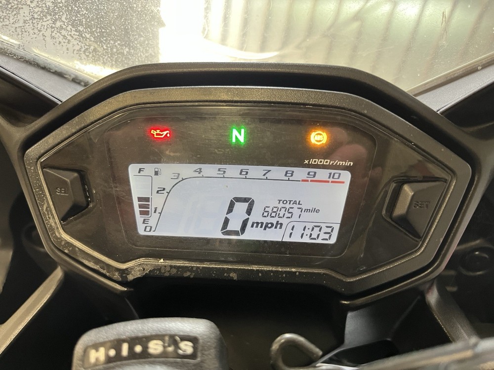 Honda Cbr500r Clocks From A 2014 Model