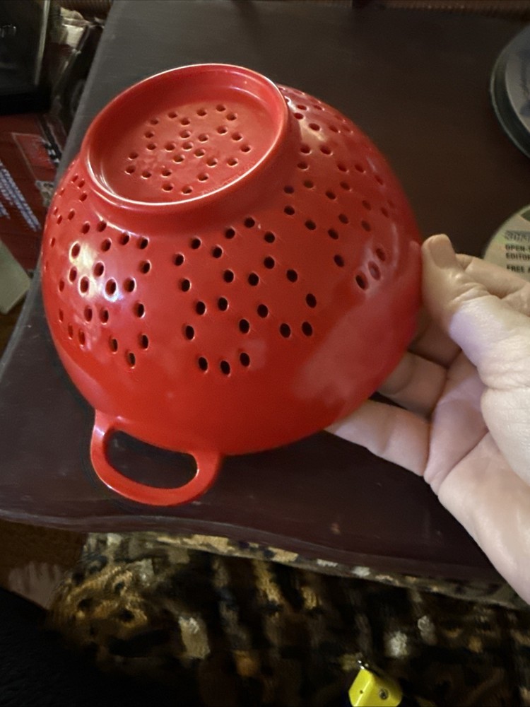 CULINARY ELEMENTS RED COLANDER 100% MELAMINE