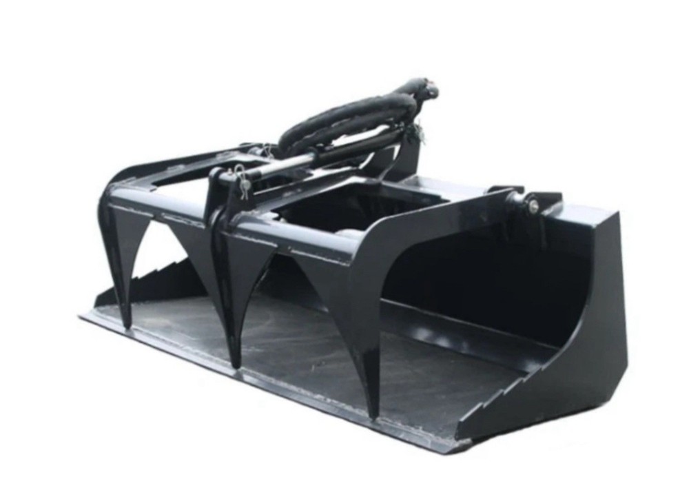 Mini Skid Steer Grapple Bucket Attachment