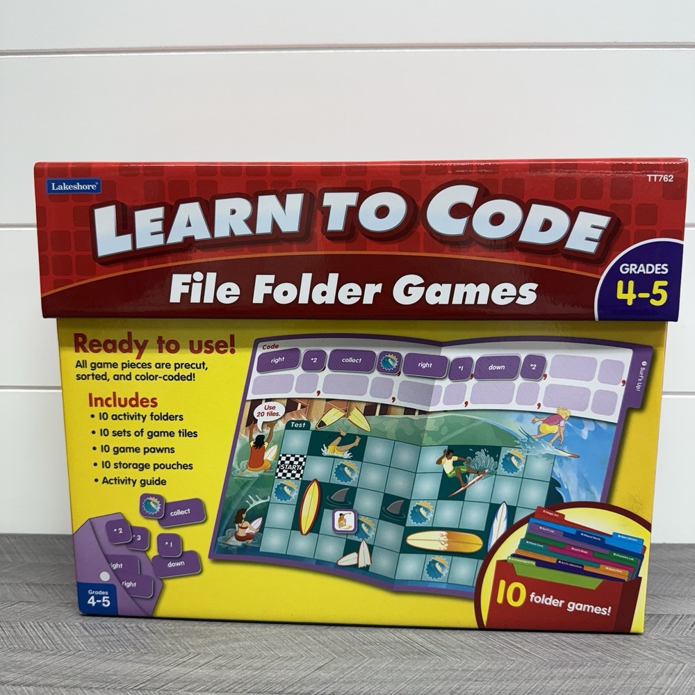 Lakeshore Learn To Code File Folder Games
