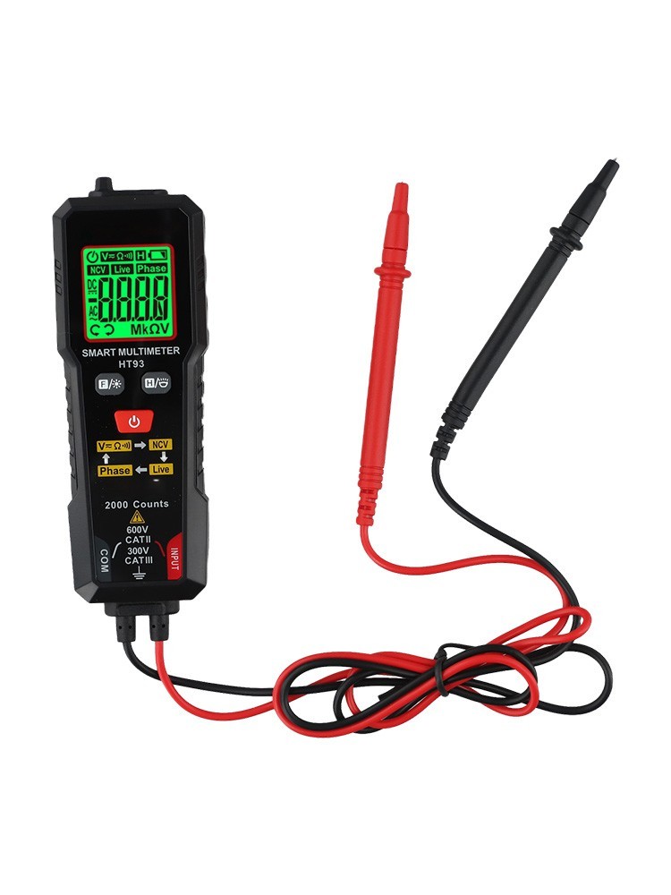 HT93 Multi-function Digital Multimeter Handheld NCV Detection Smart Multimeter