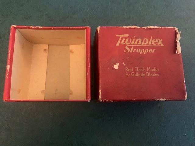Twinplex Stropper Blade razor sharpener Box (box only)