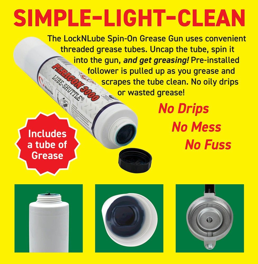 Spin-On Lever Grease Gun Kit