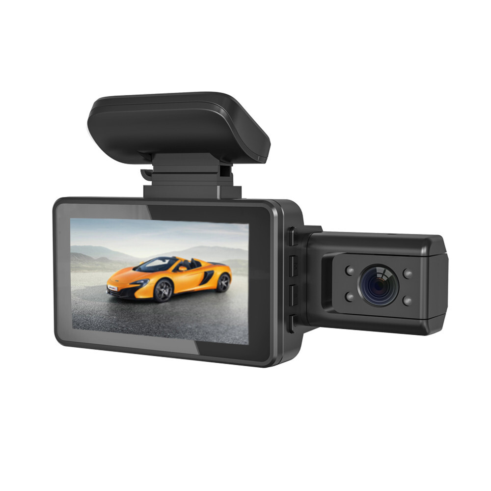 Dash Camera Car DVR Driving Video Recorder Dual Lens Loop Recording G-Sensor