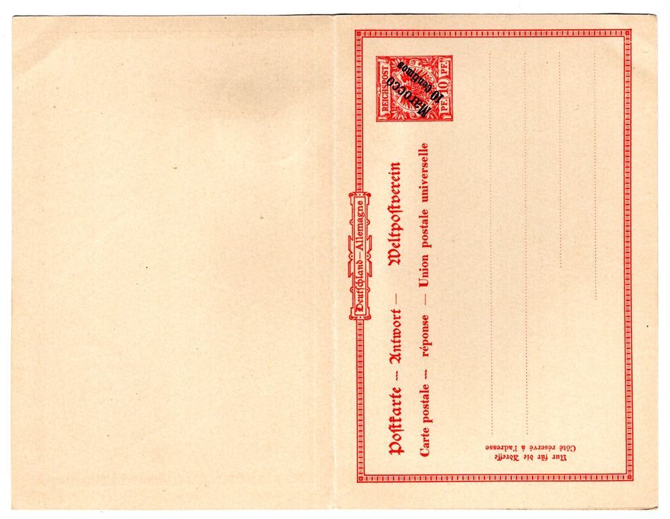 Morocco 1900 GA P4 Run (L1464)