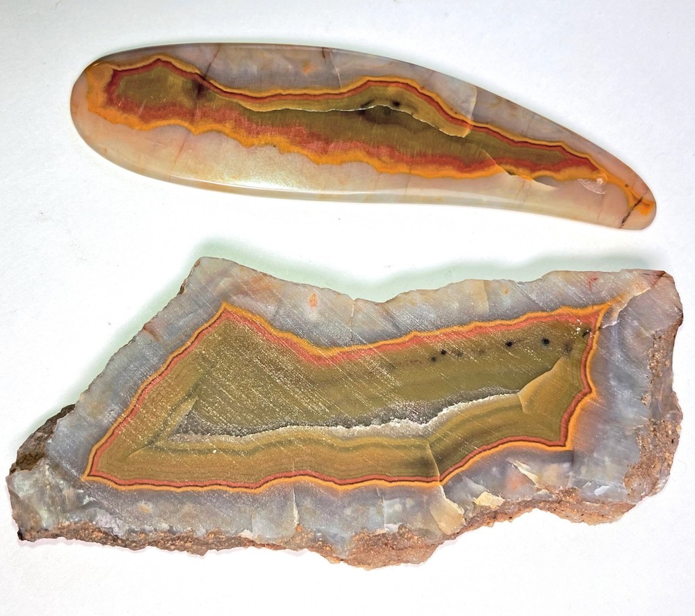 FORTIFICATION AGATE CABBING ROUGH, 1 POUND