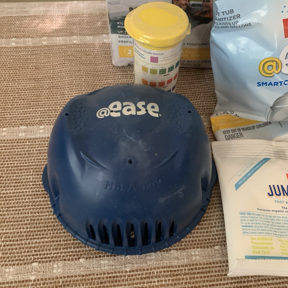 FROG @ease Hot Tub Floating Sanitizing System – SmartChlor & Mineral Technology