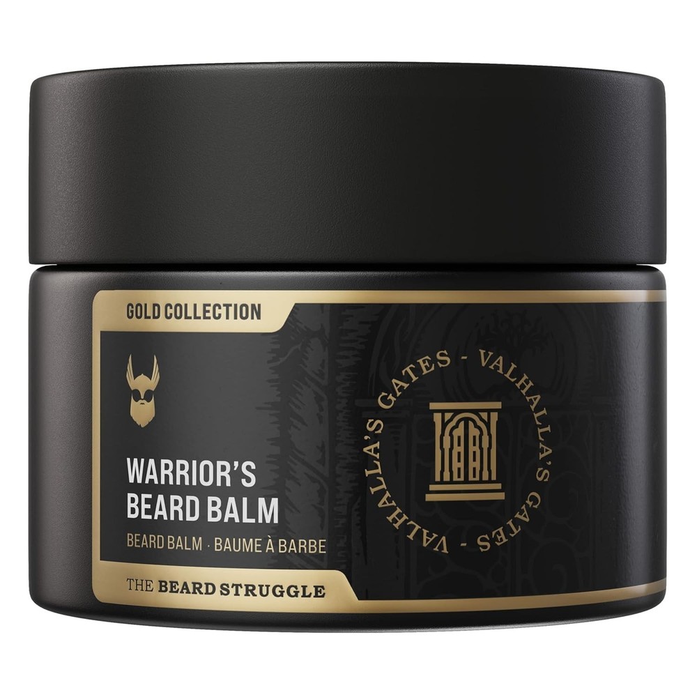The Beard Struggle Warrior’s Beard Balm for Men – Natural Styling & Conditioning