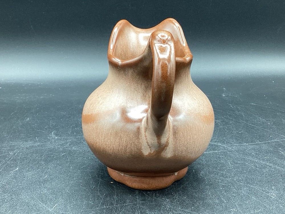 FRANKOMA Pottery #40A Small Pitcher, Brown Glaze