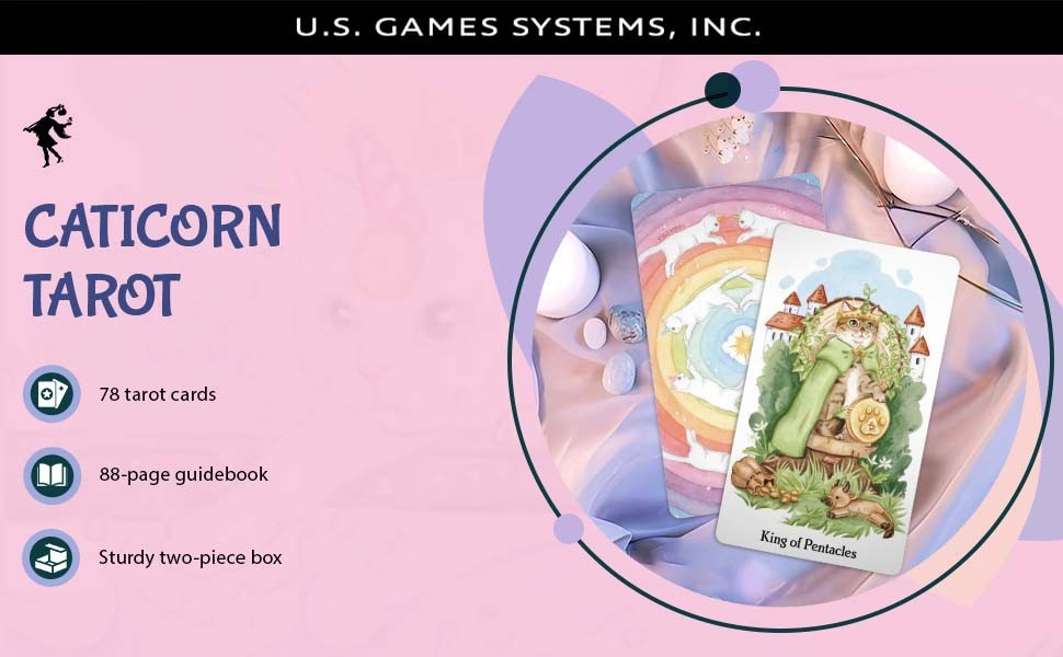Caticorn Tarot: 78 Tarot Cards & Guidebook