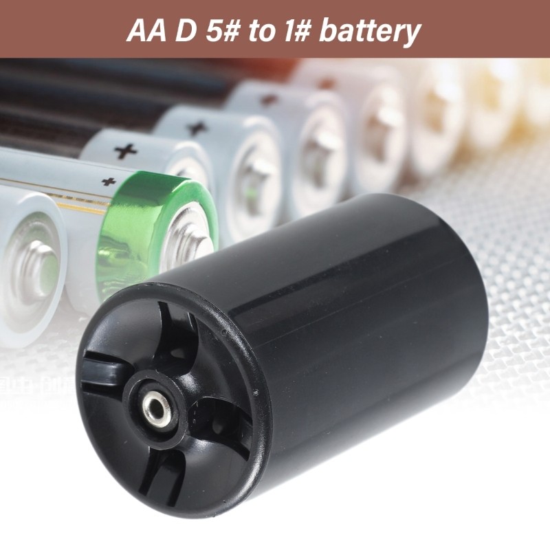 AA to D Battery Adapter Case D Size Battery Adapter Spacers for Cost Saving